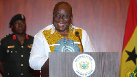 President Akufo-Addo addressing the media at the 'Meet the Press' encounter