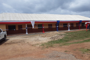 A cross-section of the new classroom block