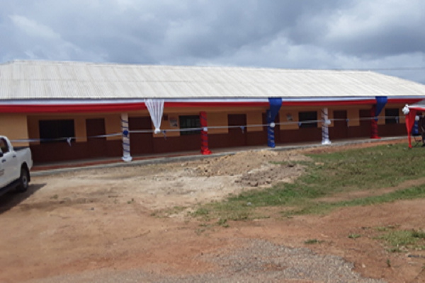 A cross-section of the new classroom block