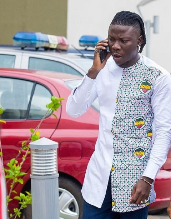 Stonebwoy in his Bhim shirt