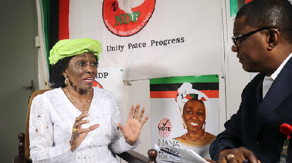 Nana Konadu Agyeman-Rawlings, flagbearer, NDP