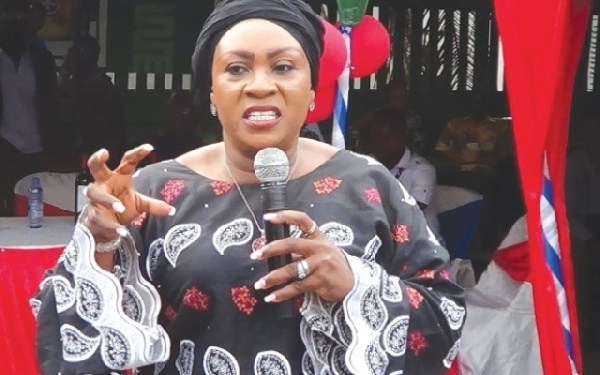 Member of Parliament for the Awutu Senya East Constituency, Mavis Hawa Koomson