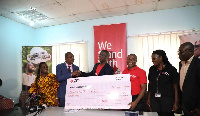 Consolidated Bank Ghana Limited and Newmont GoldCorp Ghana donated to the GJA towards