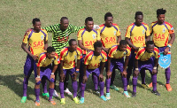 A line-up of Accra Hearts of Oak