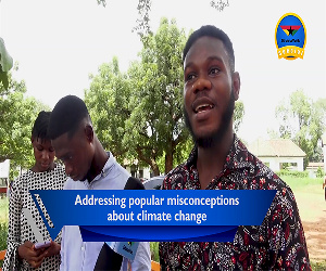 Some students of the University of Ghana share their views on climate change.