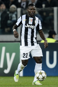 Ghana midfielder Kwadwo Asamoah