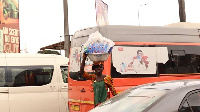 Salamatu Ahmed selling water