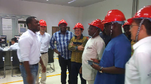 Minister for Energy, John Peter Amewu tours Asogli Power plant