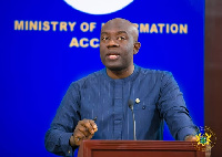 Kojo Oppong Nkrumah is Minister of Information