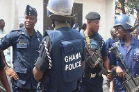 File photo: Some personnel of the Ghana Police Service