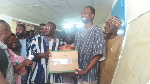 Dr. Mohammed Amin Adam donated GH¢100,000 towards addressing the facility's water challenges.