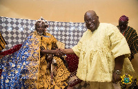 King of Dagbon, Ndan Ya Naa Abukari II and President Akufo-Addo