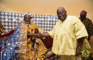 King of Dagbon, Ndan Ya Naa Abukari II and President Akufo-Addo