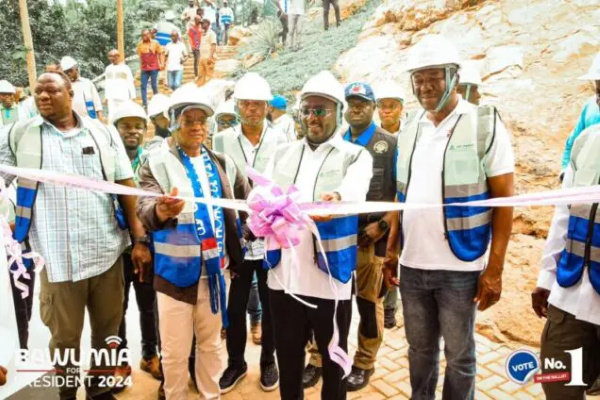 Dr. Bawumia commissions Phase 2 of Ghana’s first micro hydropower plant in Alavanyo