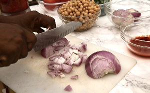 Chop Red Onions