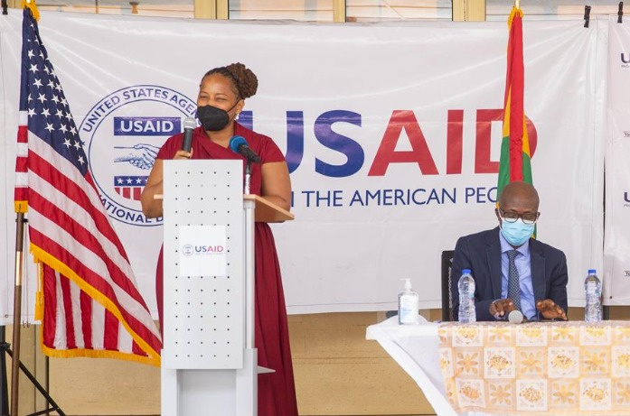 USAID Ghana Acting Mission Director, Janean Davis announced the new funding