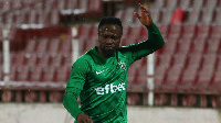 Ghanaian forward Bernard Tekpetey