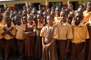 A file photo of some Basic School students in Ghana