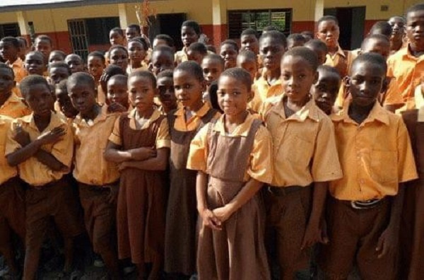 A file photo of some Basic School students in Ghana