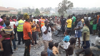 Kojo Bonsu - Kumasi Mayor donates to Santase Check Point fire victims