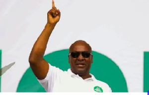 John Mahama Hand In The Airrr