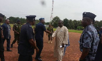 The IGP and some security chiefs were in Bimbila on Friday