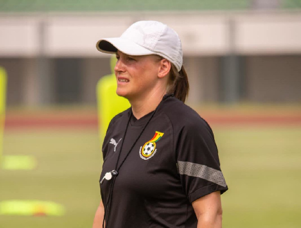 Black Queens coach Nora Hauptle