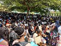 Students from the University of Ghana Accra City Campus