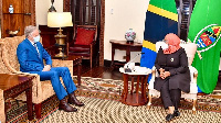 Tanzanian President Samia and former UK Prime Minister Tony Blair