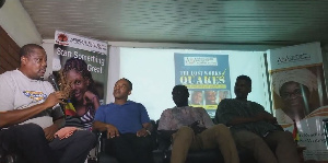 Zapp Mallet with other panelists at the event