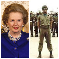 Margaret Thatcher and late Jerry John Rawlings