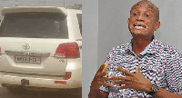 The Information Minister has been accused of customizing a 2018 white Toyota Land Cruiser