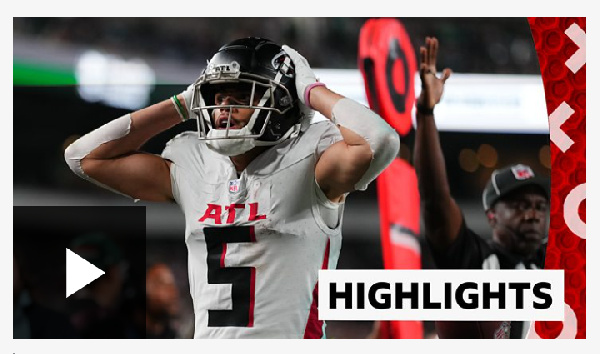 NFL higlights: Late Drake London touchdown seals win for Atlanta Falcons