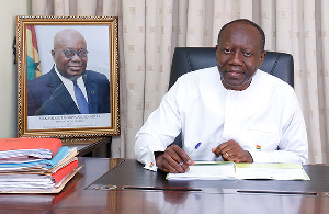 Finance Minister,  Mr. Ken Ofori-Attah