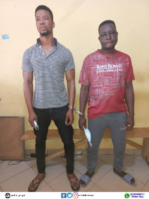 Sameed Issa and Ivor Constance Kwahie were arrested on October 11, 2021