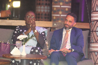 Dzifa Gomashie,(L) Deputy Minister of Tourism, Culture and Creative Arts