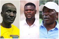 Coach Prince Kofi, Samuel Boadu and Abdul Karim Zito