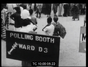 This was the first election to be held in Africa under universal suffrage