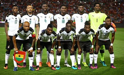 Black Stars squad which faced Egypt