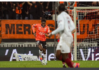 Nathaniel Adjei FC Lorient to secure a win over Dunkerque