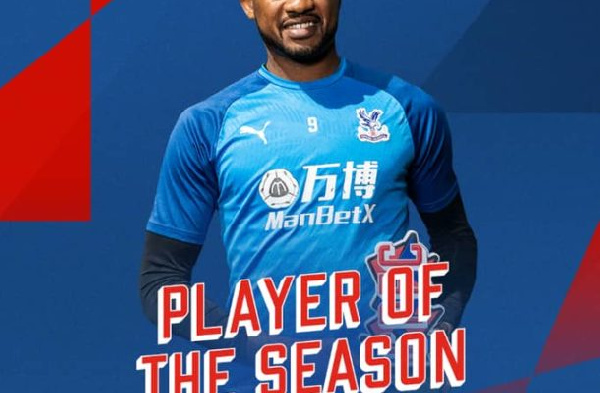 Jordan Ayew scooped  a hat trick of awards at Crystal Palace end of season gala awards