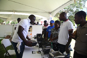 Patrons at the launch