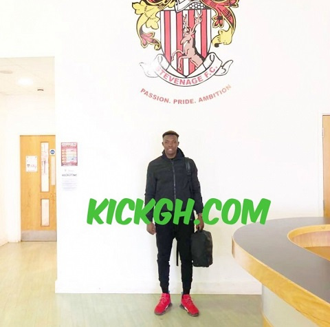 Rudolf Blagogee has been training with English side Stevenage FC