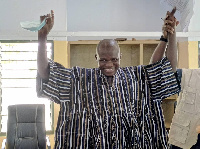 George Gerald Naluri, the Lambussie District Chief Executive