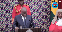 President Nana Addo Dankwa Akufo-Addo delivering the SONA