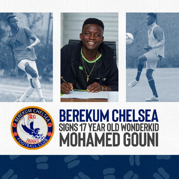 New Berekum Chelsea player Mohamed Gouni