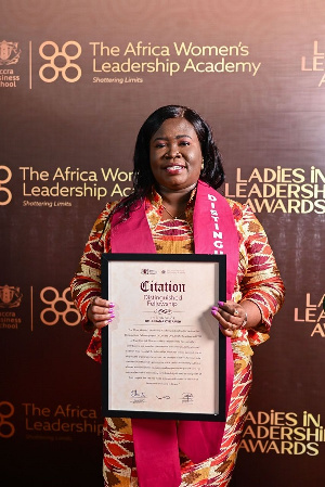 Dr. Juliana Oye Ameh, CEO Of Trust Hospital With Her Citation At AWLA22.jpeg