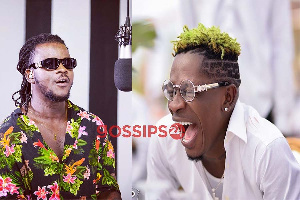 Dancehall musicians Jupitar and Shatta Wale