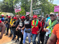 Many Ghanaians took to the street to demonstrate