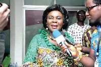 Cecilia Abena Dapaah, former Minister for Sanitation and Water Resources